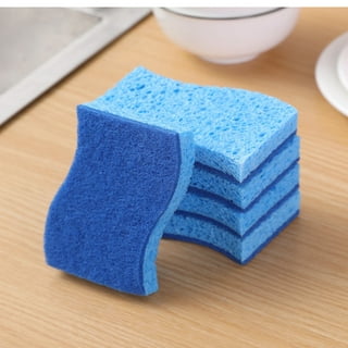 OAVQHLG3B Kitchen Cleaning Sponge Block Large Cellulose Sponges,Scrub  Sponges for Dish,Non-Scratch Dish Scrubber Sponge for Household, Cookware