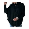 thumbnail image 1 of HIMONE Women's Casual Long Sleeve Turtleneck Sweater Pullover Autumn Comfy Warm Chunky Jumper Kintwear, 1 of 2