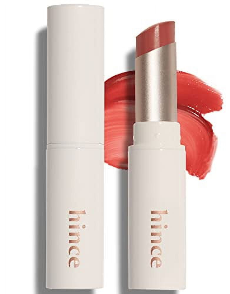 HINCE Mood Enhancer Lip Glow, Moisturizing Lip Balm with Shea Butter & Sweet Almond, Non-Sticky and Long-lasting Tinted Lip Tint with Buttery Balm Texture for Neutral Color 0.2oz. (CHILL OUT)