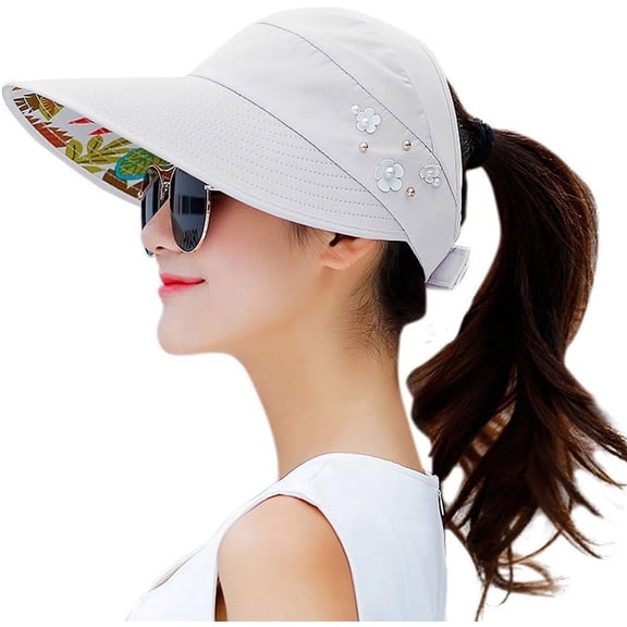 YEKEYI Sun Hats for Women Wide Brim Sun Hat UV Protection Caps Floppy Beach Packable Visor