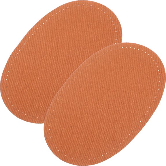HINTRMENT 1 Pair Suede Repair Patch Elbow Patches Chocolate Oval for Basketball Soccer