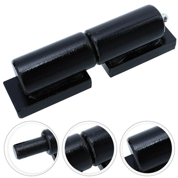 HINTRMENT 1 Pc Iron Barrel Style Hinge for Gate and Door Heavy Duty with Grease Zerk Fitting