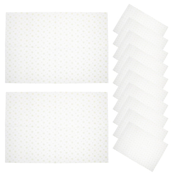 HINTRMENT 100-Pack Decorative Tissue Paper with Star Pattern for Wrapping and Protective Packaging Use