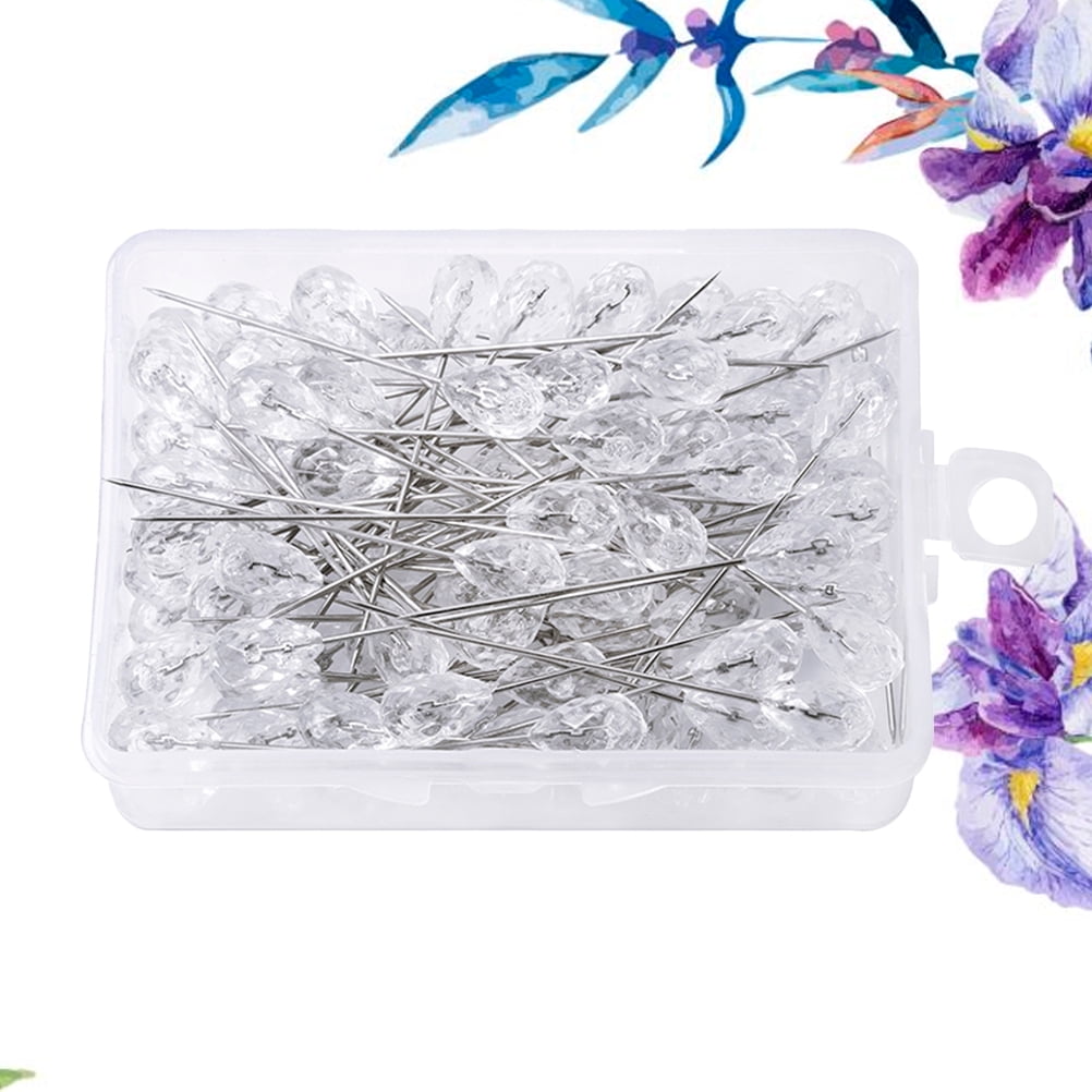 HINTRMENT 100Pcs Locating Pear Shaped Rhinestone for Sewing and ...