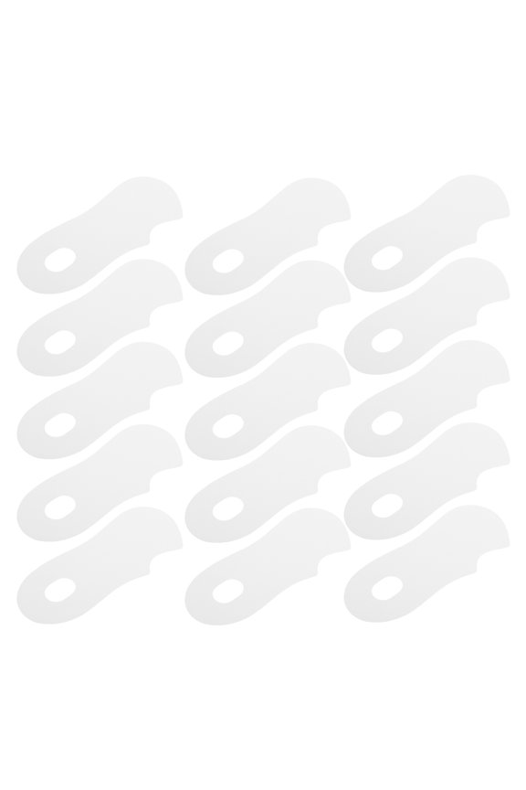 100Pcs White Sock Organizing Cards Curved Comfortable Design for Socks Display and Storage