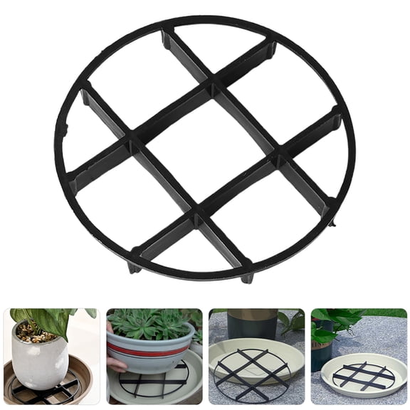 HINTRMENT 10Pcs Durable Plastic Pot Risers for Enhanced Air Circulation and Prevention of Root Rot in Planters
