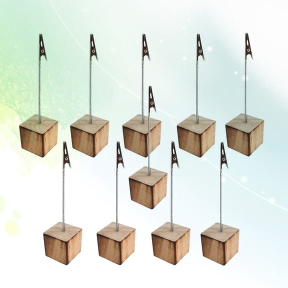 HINTRMENT Wedding Place Holders Restaurant Decorations Wood 10Pcs