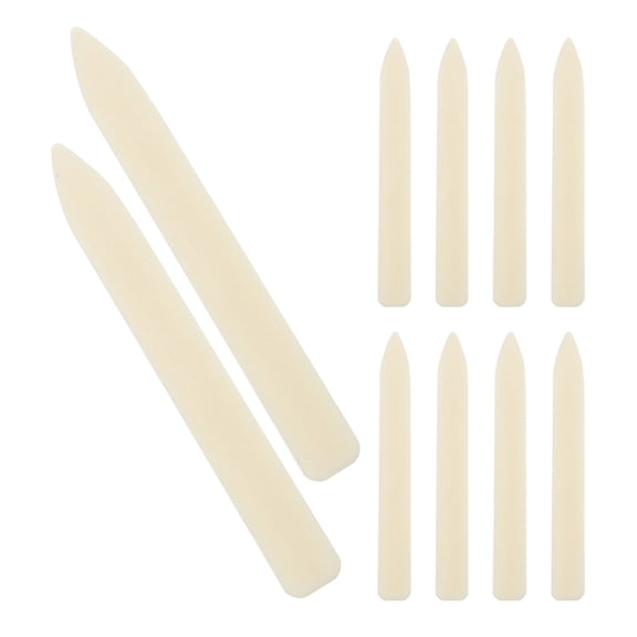HINTRMENT 10Pcs Beige Bone Folder Tool for DIY Paper Crafts Card Making and Bookbinding