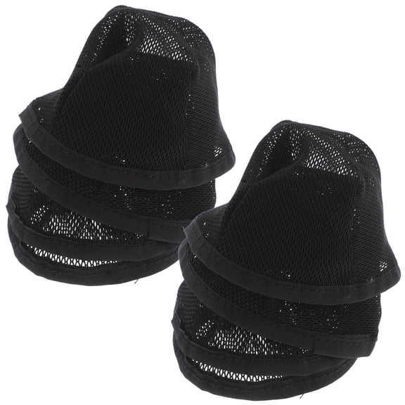 HINTRMENT 10Pcs Black Wigs Mesh Cap for Sleep and Weave Versatile Comfortable Design