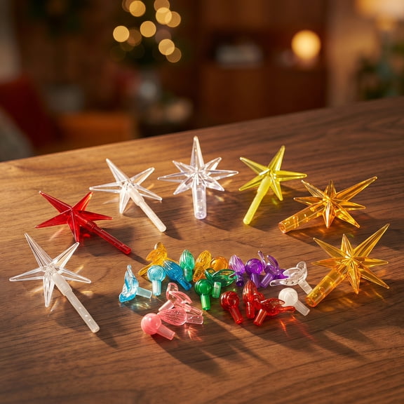 HINTRMENT 110pcs Replacement Twist Lights for DIY Ceramic Christmas Trees