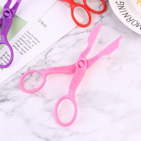 HINTRMENT 12Pcs Cream Flower Transfer Scissors Lightweight Fondant Cake Decor Tool