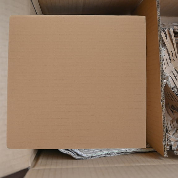 HINTRMENT 12Pcs Brown Thickened Corrugated Paperboard for Craft Project and Mailing
