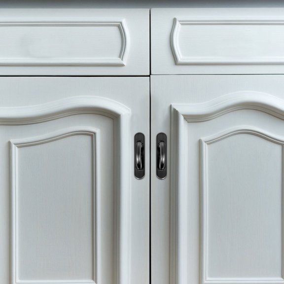 HINTRMENT 1Pack Cabinet Door Handle Break Resistant Grey Door Handle for Furniture and Cupboards 3.93x1.38in