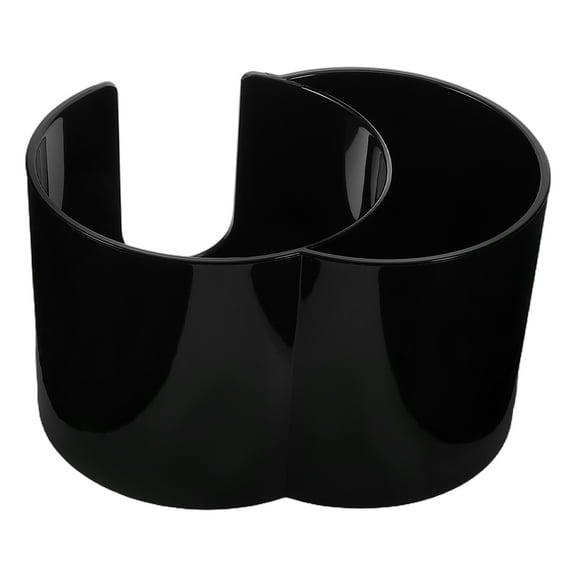 HINTRMENT 1Pack Cotton Pad Holder Dual Compartment Storage Organizer For Bathroom Vanity .85X2.75X2.36in