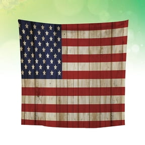 HINTRMENT 1Pack Country Flags for Bedroom American Decorative Backdrop 150 x 130CM