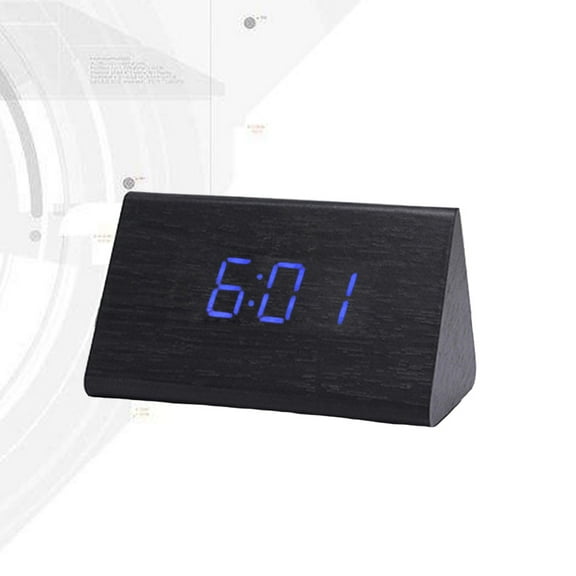 HINTRMENT 1Pack Digital Alarm Clock with LED and Snooze Function for Indoor Use