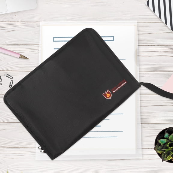 HINTRMENT Expanding File Folder Fireproof and Waterproof for Documents