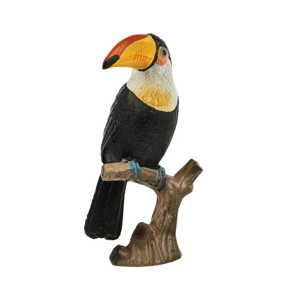 HINTRMENT 1Pack Toucan Bird Toy Plastic Elegant for Home Office