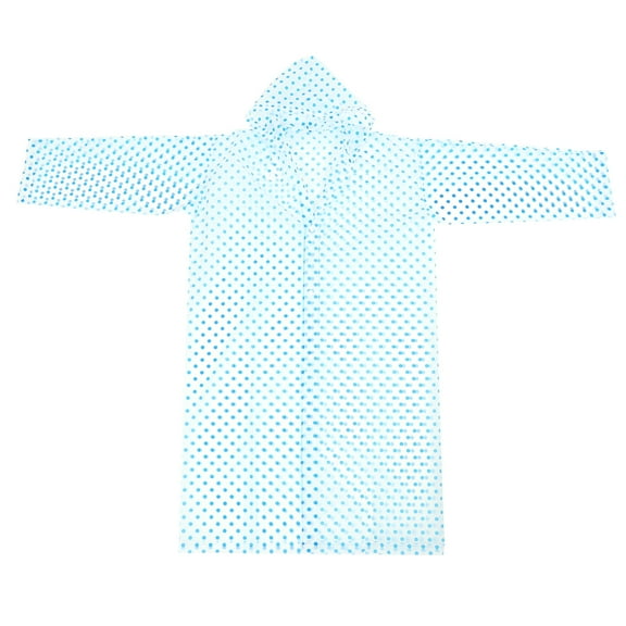 HINTRMENT 1Pcs Adult Rain Poncho Transparent EVA Simple Design for Travel and Rainy Day Use