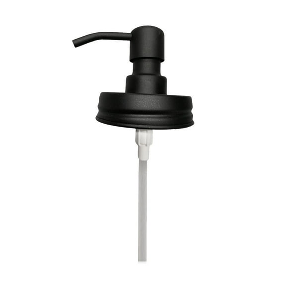 HINTRMENT 1Pcs Black Cylindrical Dispenser Pump for Soap Lotion Shampoo Dining Use