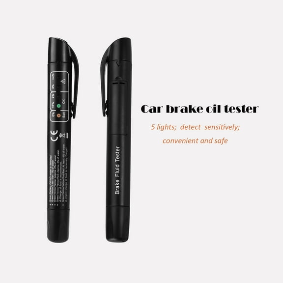 HINTRMENT 1Pcs Car Brake Fluid LED Tester Detector Calibrated for DOT 4 Brake Fluid Used in Most Cars