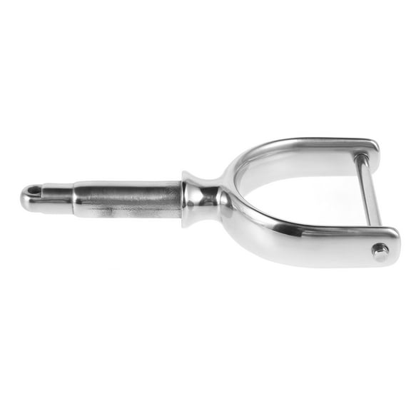 HINTRMENT 1Pcs Clamp On Oarlocks or Rowlocks 4.91X2.55X0.79in Silver