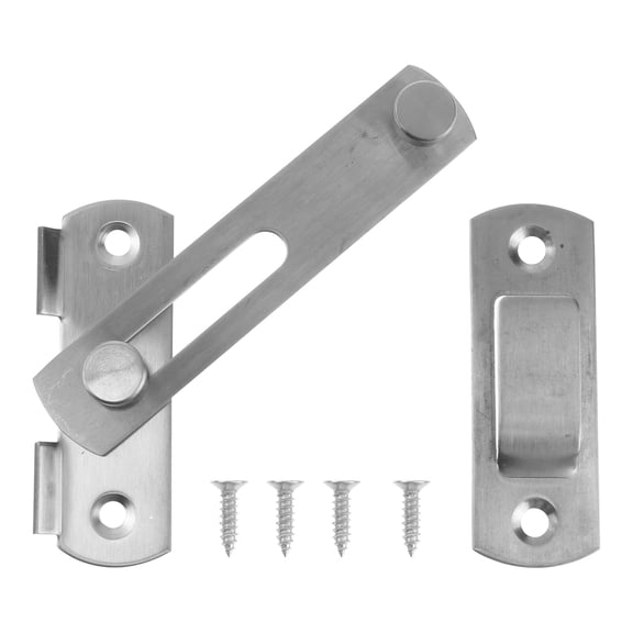 HINTRMENT 1Pcs Door Latches Hardware for Door and Window Security with Rectangular Shape 4 Inch