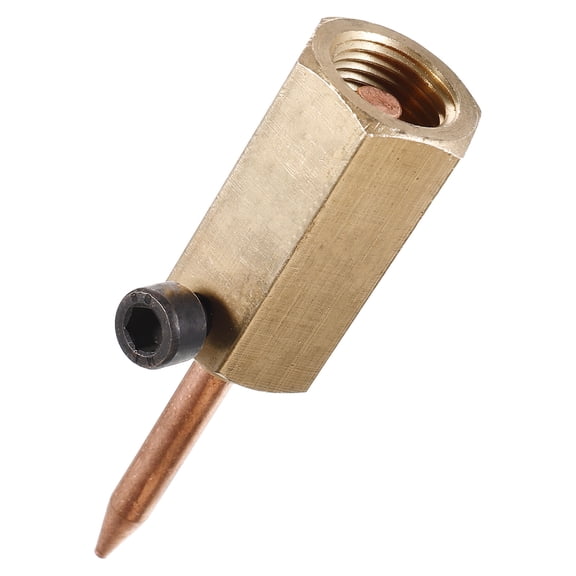 HINTRMENT 1Pcs Electric Welding Hammer Golden Titanium Copper Restoration Tool