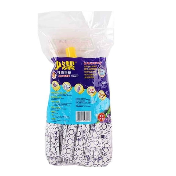 HINTRMENT 1Pcs Non-Woven Fabric Viscose Mop Replacement Head Multi Color 13 x 4.3 x 4.3in