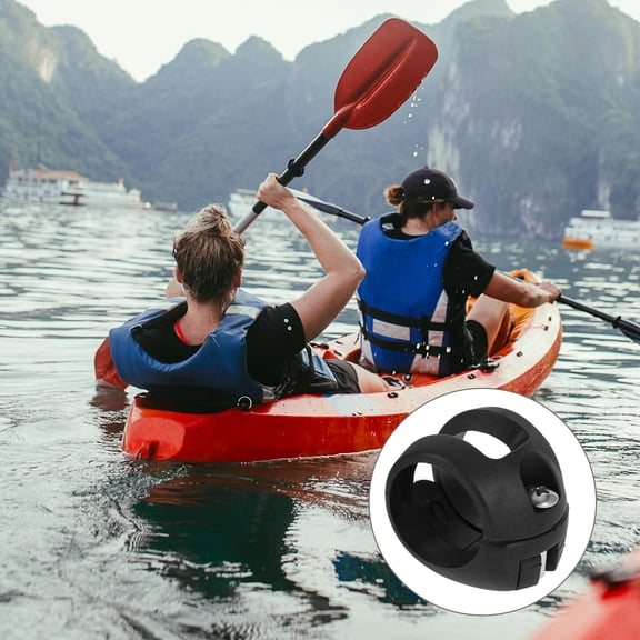 HINTRMENT 1Pcs Paddle Shaft Lock Catch Black Adjustable Paddle Lock for Canoes and Kayaks