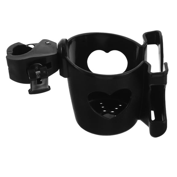 HINTRMENT 1Pcs Universal Cup and Phone Holder for Strollers Bicycles Wheelchairs with Anti Slip Feature 4.6X4.3X3.3in