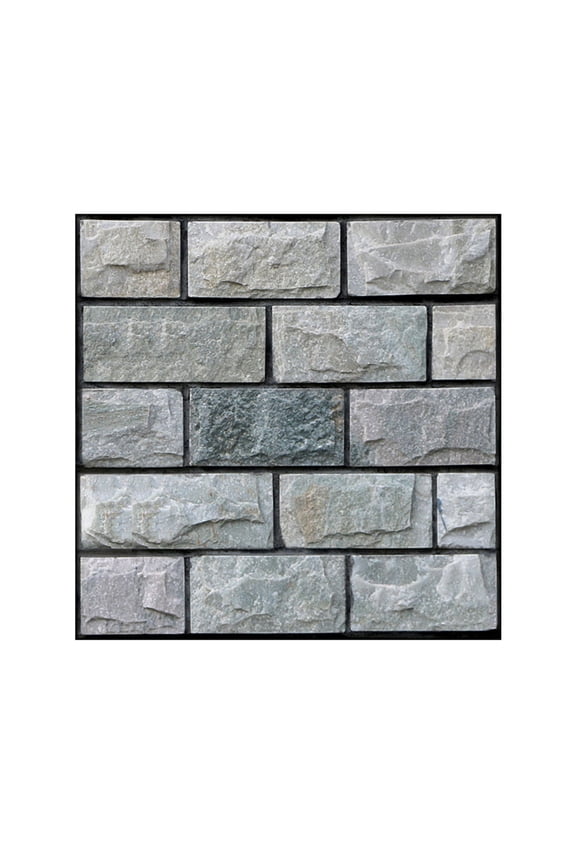 1Piece Multi Color Plastic 3D Design Removable Wallpaper Brick for Wall Decor 11.8x11.8in