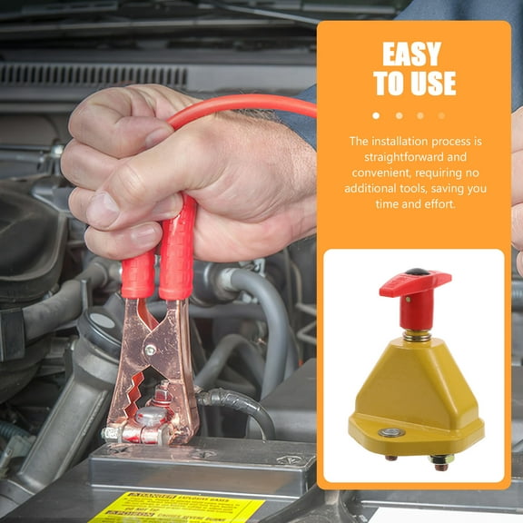 HINTRMENT 1Set Battery Kill Switch Pure Copper Metal For Car Truck Marine Boat Rv Electrical System Protection
