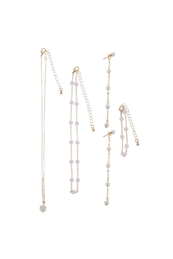 1Set Coordinated Imitation Bracelet Set Stylish for Everyday Wear