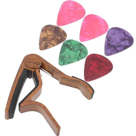 HINTRMENT 1Set Metal Guitar Capo for Classical Guitar Tone Modified with High-density Felt and Steel Spring