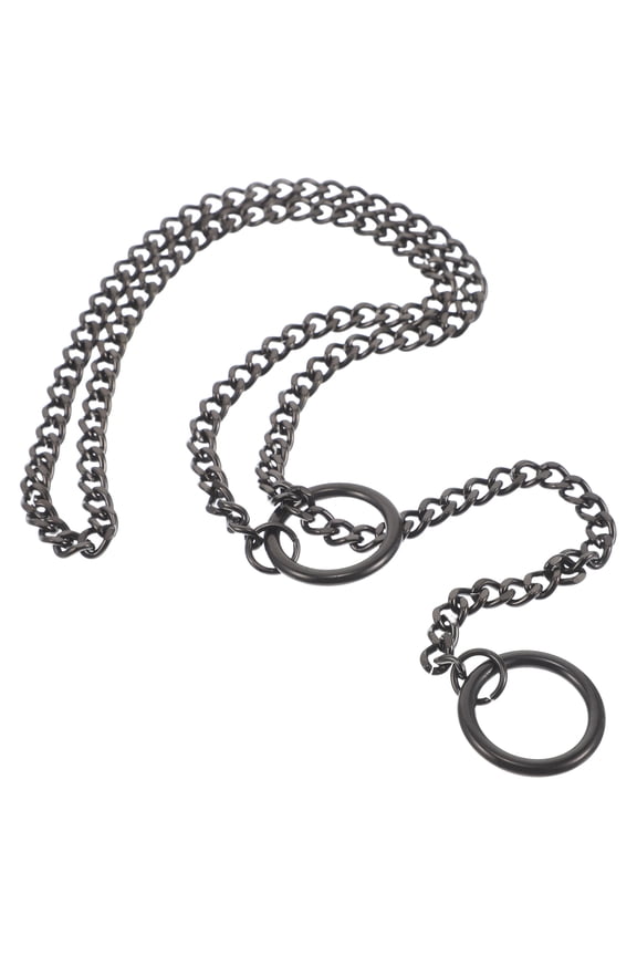 1Set Punk Rock Jewelry Stainless Steel Necklace for Women Heart Shaped Trendy Statement Accessory Black