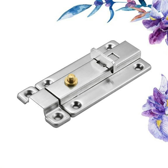HINTRMENT 4 Inch Gate Latch Set for Outdoor Use, Metal Gate Lock Hardware