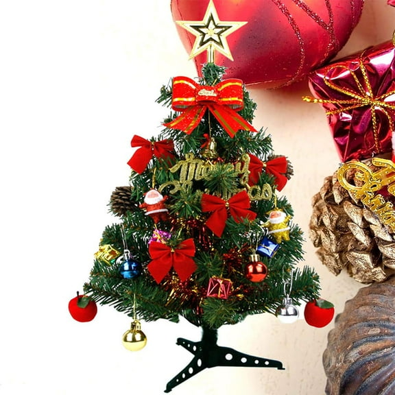 HINTRMENT 1Set Small Fake Tree Decorative Pine Trees For Christmas Celebration And Indoor Decor 60x24x24Cm