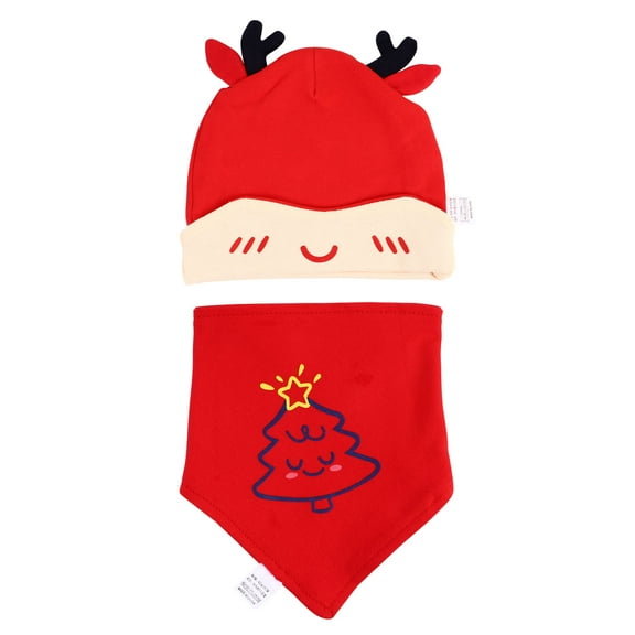 HINTRMENT 1Set Triangular Red Cotton Binder Fashionable Photography Props for Babies under 8 Months Old