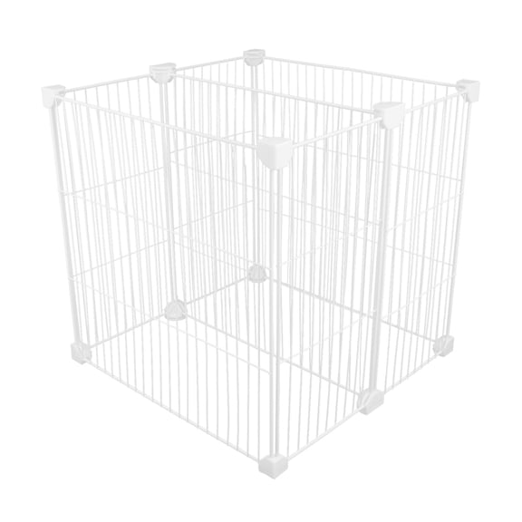 HINTRMENT 1Set White Metal Freezer Divider Organizer Wire Shelf Rack for Fridge Storage and Food Sorting