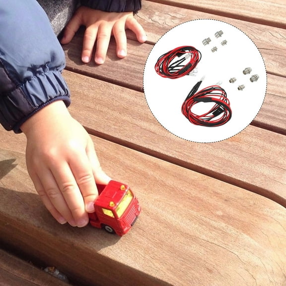 HINTRMENT 2 Sets Tail Light Accessories for Model Car with Brightness Enhancement 70X0.5in