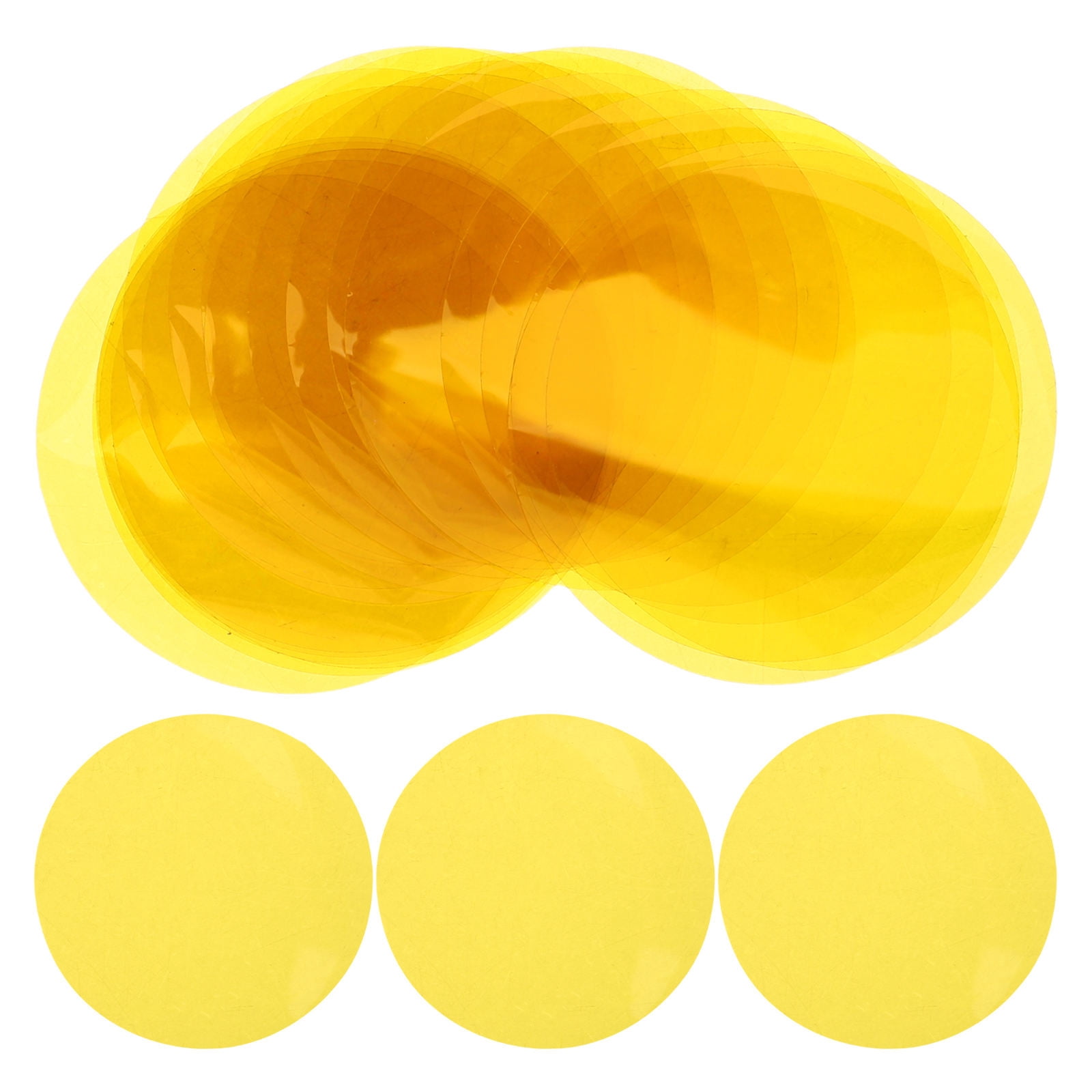 HINTRMENT 20Pcs Self Adhesive Yellow Light Diffuser Film Sheets for ...
