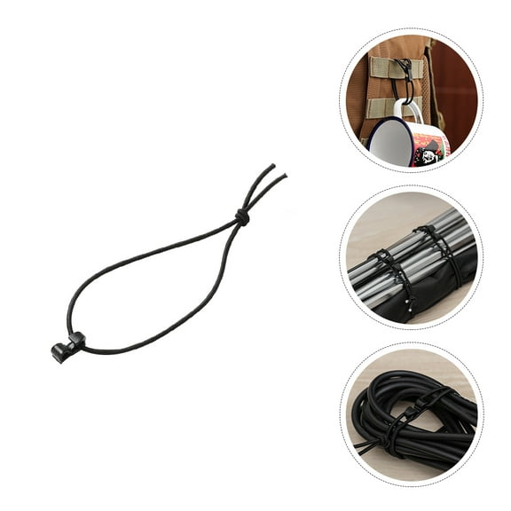 HINTRMENT 20Pcs Small Carabiner Clip Nylon Fastener Hook With Strap For Hiking And Mountaineering