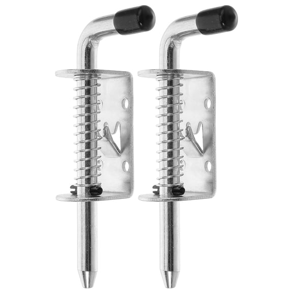 HINTRMENT 2Pcs Heavy Duty Metal Spring Loaded Pins for Cabinet Door Latches and Mechanical Equipment