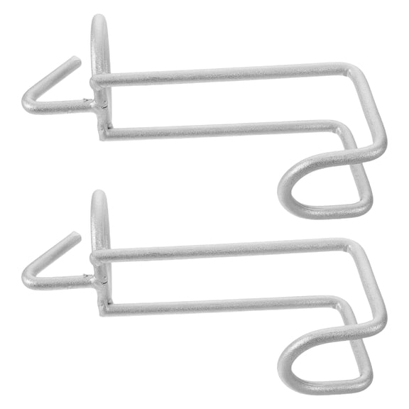 HINTRMENT 2pcs Horse Bridle Hook Rack with Antislip Grooves, Stainless Steel
