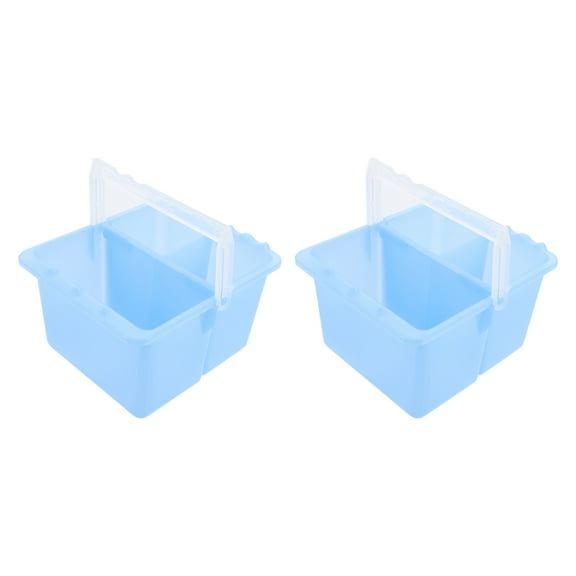 HINTRMENT 2Pcs Paint Brush Rinser Square for Artists and Painters Mixing Colors