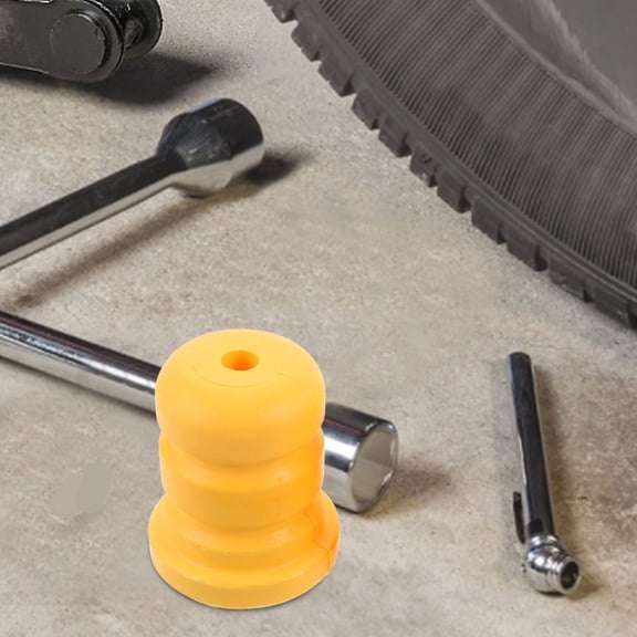 HINTRMENT 2Pcs Vehicle Rear Stabilizer Bumpers Polyurethane Buffer Blocks Shock Absorbing Yellow