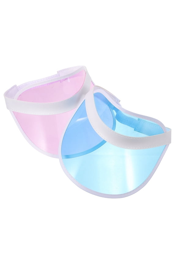 2Pcs Wide Brim Sun Hats Plastic Material for Running Hunting and Outdoor Work