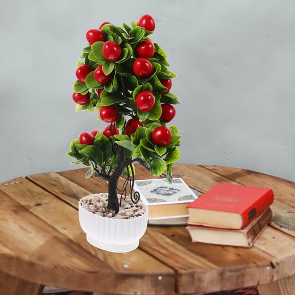 HINTRMENT 33X22X12CM Artificial Fruit Tree Nordic Style Home Decor 1Pcs