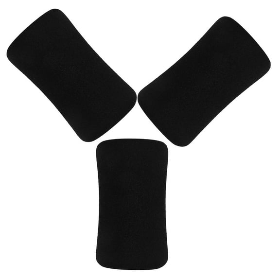 HINTRMENT 3Pcs Black Sponge Pad Rolls for Workout Sessions Comfortable Use Foam Rollers